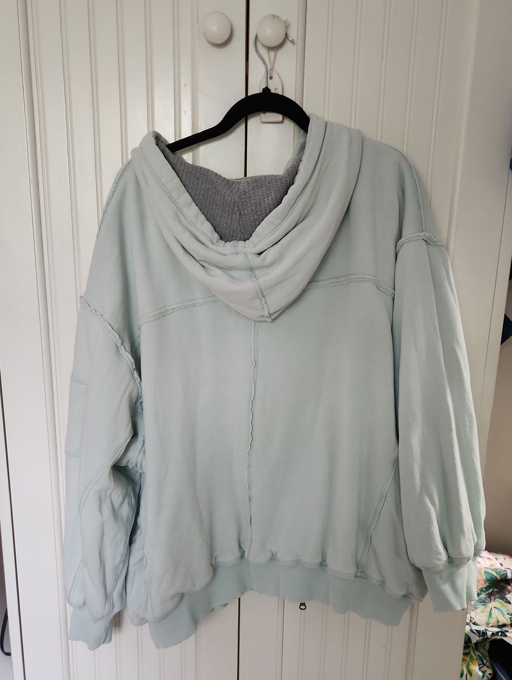 NWOT We The Free By Your Side Lined Hoodie-Opal Blue Mint XL - Picture 11 of 16